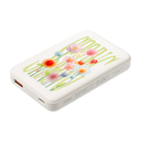 Внешний аккумулятор Ларго PD (Largo PD) 5000mAh с функцией беспроводной зарядки 15W, белый для нанесения логотипа