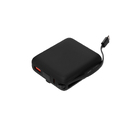 Внешний аккумулятор с подсветкой Риттер PD (Ritter PD) 10000mAh с функцией беспроводной зарядки 15W, черный для нанесения логотипа