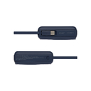 Внешний аккумулятор с подсветкой Риттер PD (Ritter PD) 10000mAh с функцией беспроводной зарядки 15W, синий для нанесения логотипа