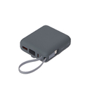 Внешний аккумулятор с подсветкой Риттер PD (Ritter PD) 10000mAh с функцией беспроводной зарядки 15W, серый для нанесения логотипа