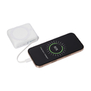 Внешний аккумулятор с подсветкой Риттер PD (Ritter PD) 10000mAh с функцией беспроводной зарядки 15W, белый для нанесения логотипа