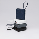 Внешний аккумулятор с подсветкой Риттер PD (Ritter PD) 10000mAh с функцией беспроводной зарядки 15W, белый для нанесения логотипа