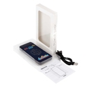 Внешний аккумулятор с подсветкой Старлайт Плюс PB (Starlight Plus PB) 10000 mAh, синий для нанесения логотипа
