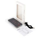 Внешний аккумулятор с подсветкой Старлайт Плюс PB (Starlight Plus PB) 10000 mAh, серый для нанесения логотипа