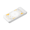 Внешний аккумулятор с подсветкой Старлайт Плюс PB (Starlight Plus PB) 10000 mAh, белый для нанесения логотипа