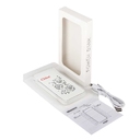 Внешний аккумулятор с подсветкой Старлайт Плюс PB (Starlight Plus PB) 10000 mAh, белый для нанесения логотипа