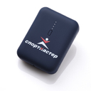 Внешний аккумулятор с функцией быстрой зарядки Формула (Formula) 10000 mAh, синий для нанесения логотипа