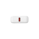 Внешний аккумулятор с функцией быстрой зарядки Формула (Formula) 10000 mAh, белый для нанесения логотипа
