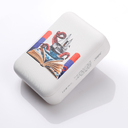 Внешний аккумулятор с функцией быстрой зарядки Формула (Formula) 10000 mAh, белый для нанесения логотипа