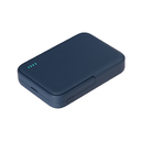 Внешний аккумулятор Юнион PD (Union PD) 10000mAh с функцией беспроводной зарядки 15W, синий для нанесения логотипа