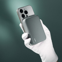 Внешний аккумулятор Юнион PD (Union PD) 10000mAh с функцией беспроводной зарядки 15W, серый для нанесения логотипа
