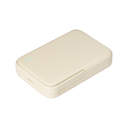 Внешний аккумулятор Юнион PD (Union PD) 10000mAh с функцией беспроводной зарядки 15W, бежевый для нанесения логотипа