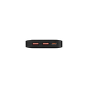 Внешний аккумулятор с цветной подсветкой Анкор Макс Плюс PD (Ancor PD Max Plus) 10000 mAh, черный для нанесения логотипа