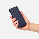 Внешний аккумулятор с подсветкой Анкор Плюс PD (Ancor PD Plus) 10000 mAh, синий для нанесения логотипа