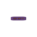 Внешний аккумулятор с подсветкой Анкор Плюс PD (Ancor PD Plus) 10000 mAh, фиолетовый для нанесения логотипа