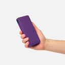Внешний аккумулятор с подсветкой Анкор Плюс PD (Ancor PD Plus) 10000 mAh, фиолетовый для нанесения логотипа