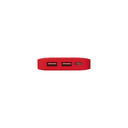 Внешний аккумулятор с подсветкой Анкор Плюс PD (Ancor PD Plus) 10000 mAh, красный для нанесения логотипа