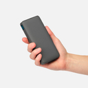 Внешний аккумулятор с подсветкой Анкор Плюс PD (Ancor PD Plus) 10000 mAh, серый для нанесения логотипа