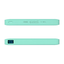 Внешний аккумулятор с подсветкой Анкор Плюс PD (Ancor PD Plus) 10000 mAh, бирюзовый для нанесения логотипа