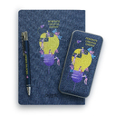 Внешний аккумулятор Твид PB (Tweed PB) 10000 mAh, синий для нанесения логотипа