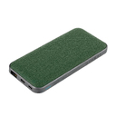 Внешний аккумулятор Твид PB (Tweed PB) 10000 mAh, зеленый для нанесения логотипа