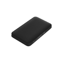 Внешний аккумулятор с подсветкой Анкор (Ancor) 5000 mAh, черный для нанесения логотипа