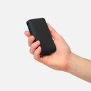 Внешний аккумулятор с подсветкой Анкор (Ancor) 5000 mAh, черный для нанесения логотипа