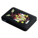Внешний аккумулятор с подсветкой Анкор (Ancor) 5000 mAh, черный для нанесения логотипа