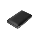 Внешний аккумулятор с цветной подсветкой Анкор Макс (Ancor Max) 5000 mAh, черный для нанесения логотипа