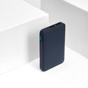 Внешний аккумулятор с подсветкой Анкор (Ancor) 5000 mAh, синий для нанесения логотипа