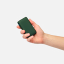 Внешний аккумулятор с подсветкой Анкор (Ancor) 5000 mAh, зеленый для нанесения логотипа