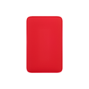 Внешний аккумулятор с подсветкой Анкор (Ancor) 5000 mAh, красный для нанесения логотипа