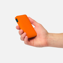 Внешний аккумулятор с подсветкой Анкор (Ancor) 5000 mAh, оранжевый для нанесения логотипа