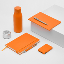Внешний аккумулятор с подсветкой Анкор (Ancor) 5000 mAh, оранжевый для нанесения логотипа