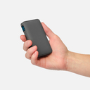 Внешний аккумулятор с подсветкой Анкор (Ancor) 5000 mAh, серый для нанесения логотипа