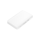 Внешний аккумулятор с подсветкой Анкор (Ancor) 5000 mAh, белый для нанесения логотипа