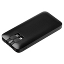 Внешний аккумулятор Оптима (Optima) 10000 mAh, черный для нанесения логотипа
