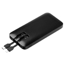 Внешний аккумулятор Оптима (Optima) 10000 mAh, черный для нанесения логотипа