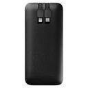 Внешний аккумулятор Оптима (Optima) 10000 mAh, черный для нанесения логотипа