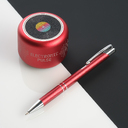 Беспроводная колонка Пэшн (Passion) 80dB 600 mAh (Bluetooth 5.4), красная для нанесения логотипа