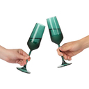 Бокал для шампанского Эмеральд (Emerald), зеленый для нанесения логотипа