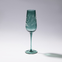 Бокал для шампанского Капри (Capri), зеленый для нанесения логотипа