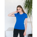 Футболка женская STAN хлопок 150, 02W, Синий,  (16/1)  (42/XS) для нанесения логотипа