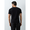 Футболка мужская STAN хлопок/эластан 180, 37, Чёрный,  (20)  (44/XS) для нанесения логотипа