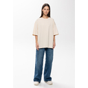Футболка унисекс оверсайз STAN хлопок/полиэстер 260, 40, Молочный,  (11)  (44/XS) для нанесения логотипа