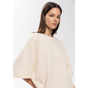 Футболка унисекс оверсайз STAN хлопок/полиэстер 260, 40, Молочный,  (11)  (44/XS) для нанесения логотипа