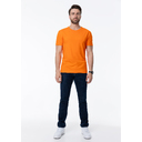Футболка мужская STAN хлопок/эластан 180, 37, Оранжевый,  (28/1)  (44/XS) для нанесения логотипа