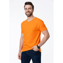 Футболка мужская STAN хлопок/эластан 180, 37, Оранжевый,  (28/1)  (44/XS) для нанесения логотипа