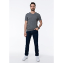 Футболка мужская STAN хлопок/эластан 180, 37, Тёмный меланж,  (60/1)  (44/XS) для нанесения логотипа