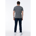 Футболка мужская STAN хлопок/эластан 180, 37, Тёмный меланж,  (60/1)  (44/XS) для нанесения логотипа